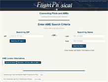 Tablet Screenshot of flightphysical.com